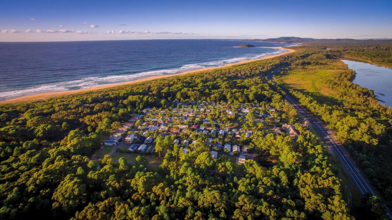 Wairo Beach Holiday Park Tabourie Lake Eksteriør bilde