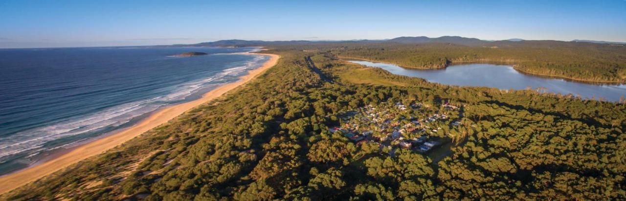 Wairo Beach Holiday Park Tabourie Lake Eksteriør bilde